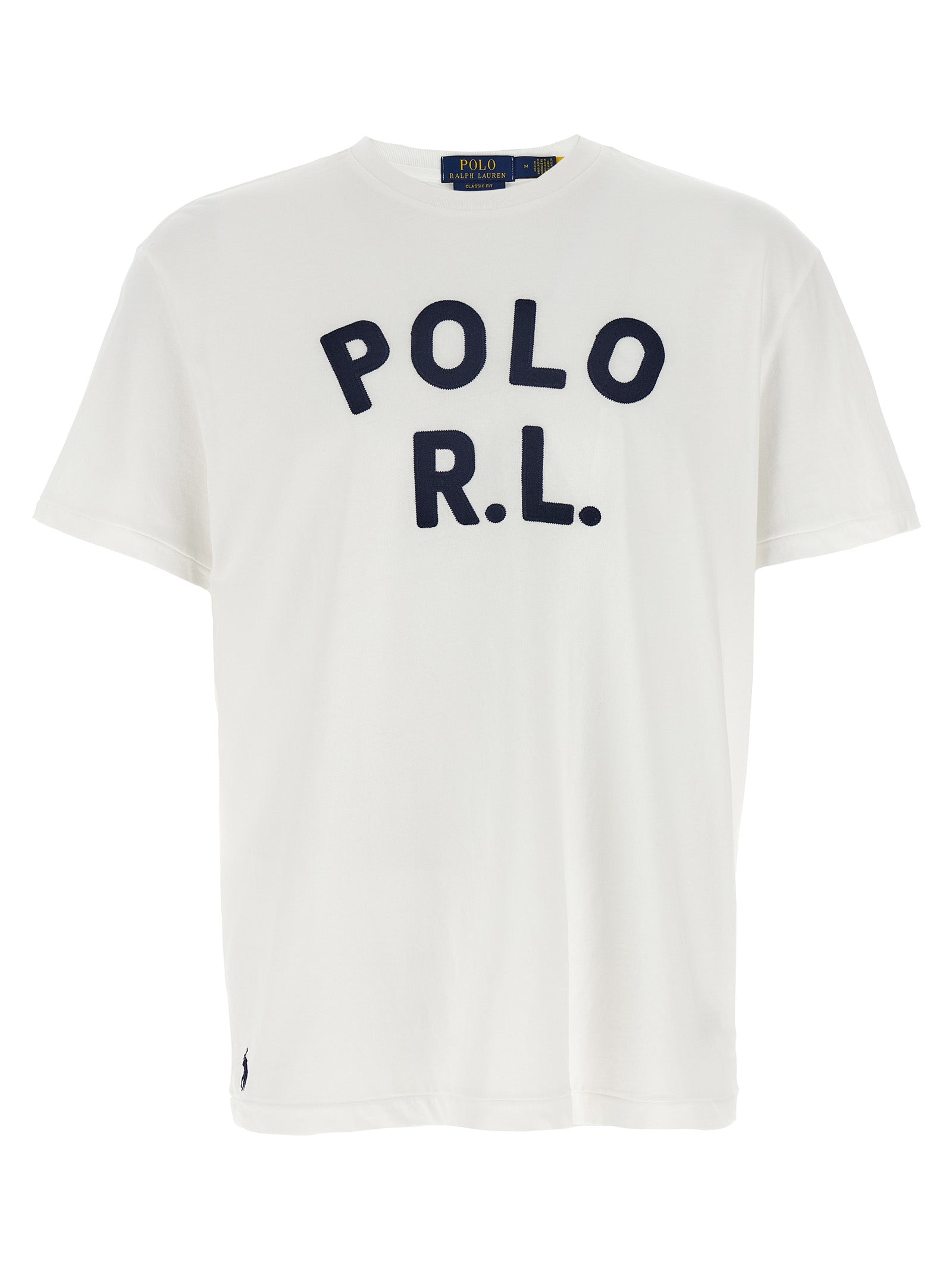 Polo Ralph Lauren Classic Fit Logo T-shirt wit voorzijde