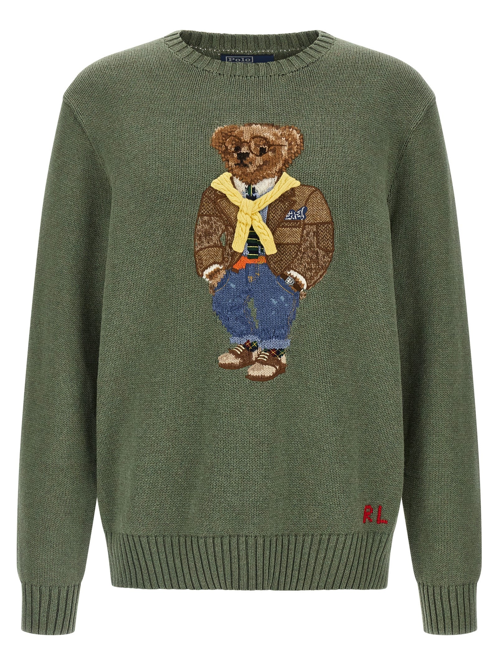 Polo Ralph Lauren Polo Bear Knit Sweater Green