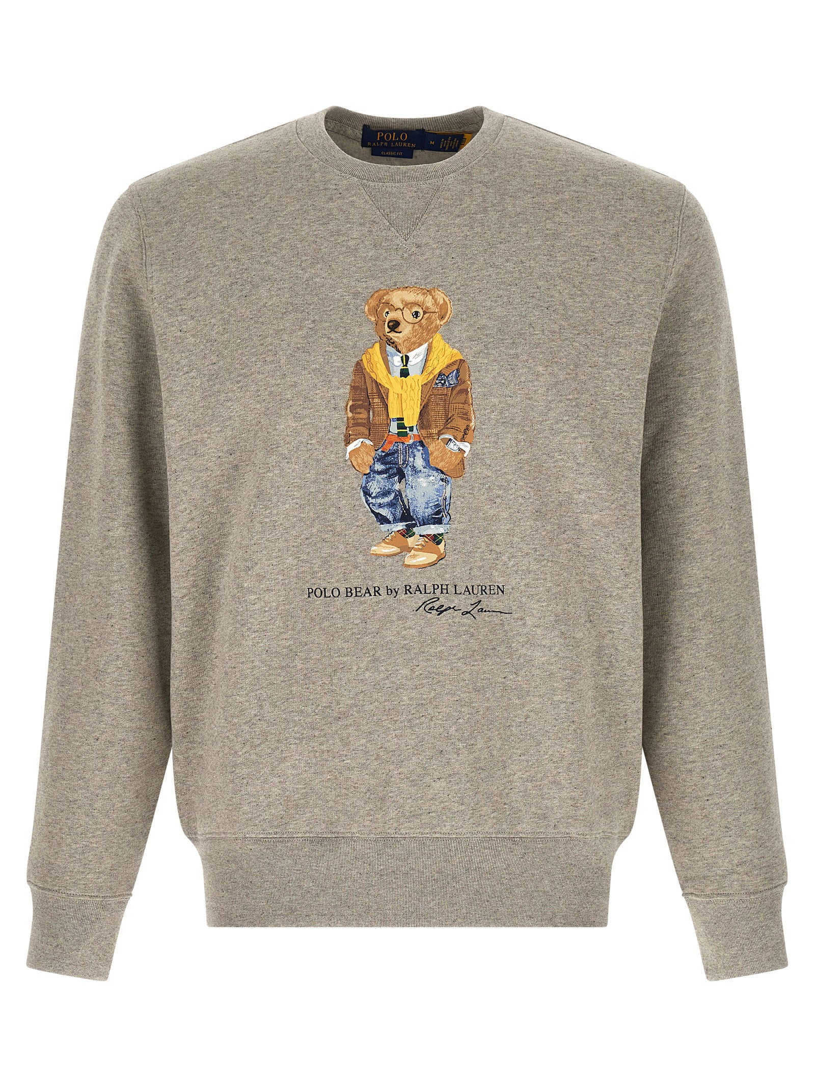 Polo Ralph Lauren Polo Bear Fleece Sweatshirt Grijs Gemêleerd