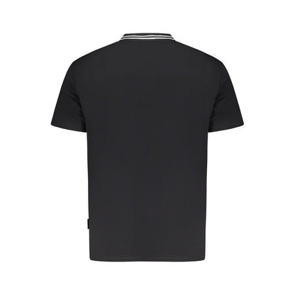 Napapijri Black Cotton T-Shirt