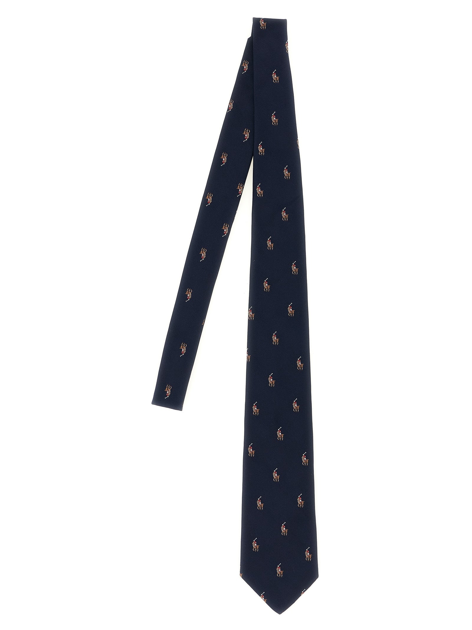 Polo Ralph Lauren Polo Pony Silk Repp Tie Navy