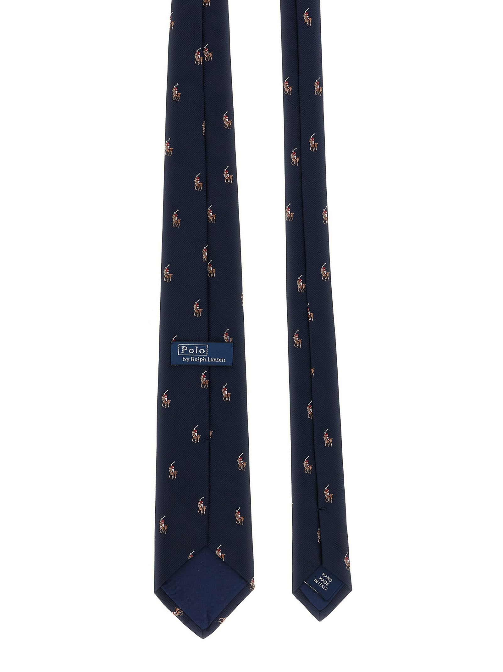 Polo Ralph Lauren Polo Pony Silk Repp Tie Navy-thumbmail-2
