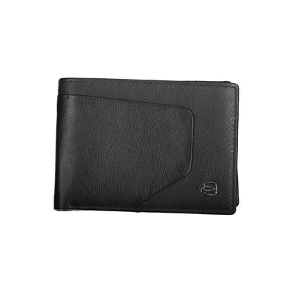 Piquadro Black Leather Men Wallet