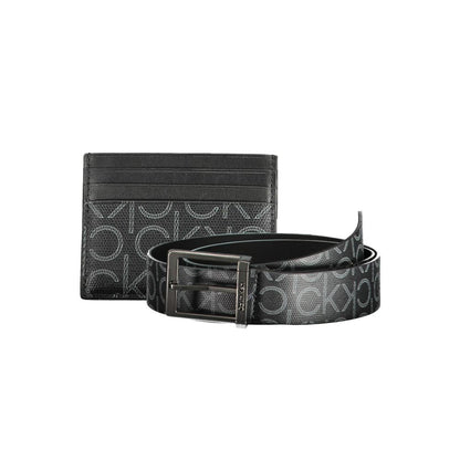 Calvin Klein Black Polyethylene Mens Wallet