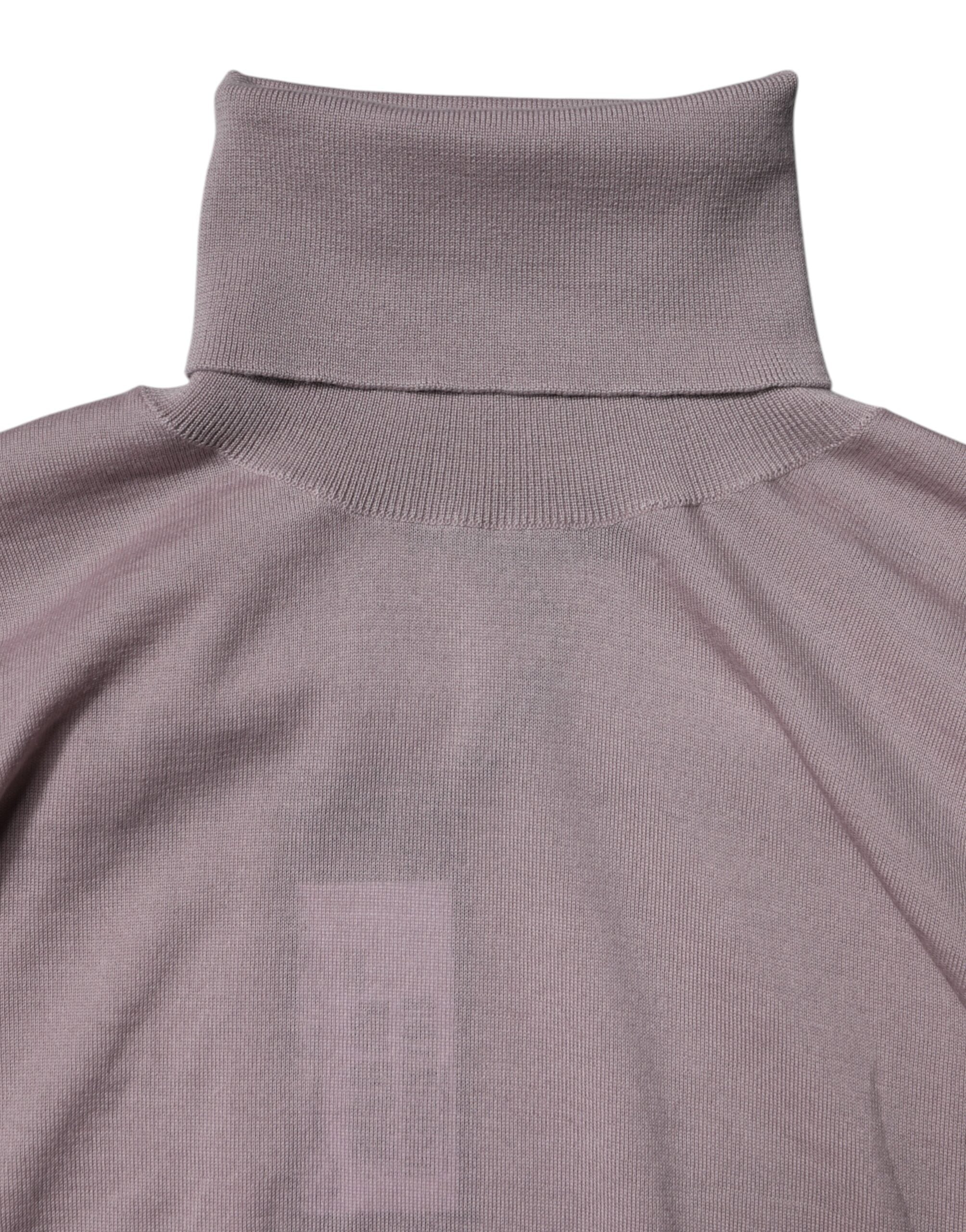 Dolce & Gabbana Brown Cashmere Knitted Men Pullover Sweater