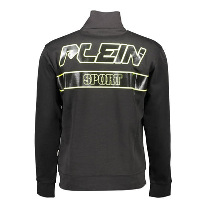 Plein Sport Black Cotton Sweater