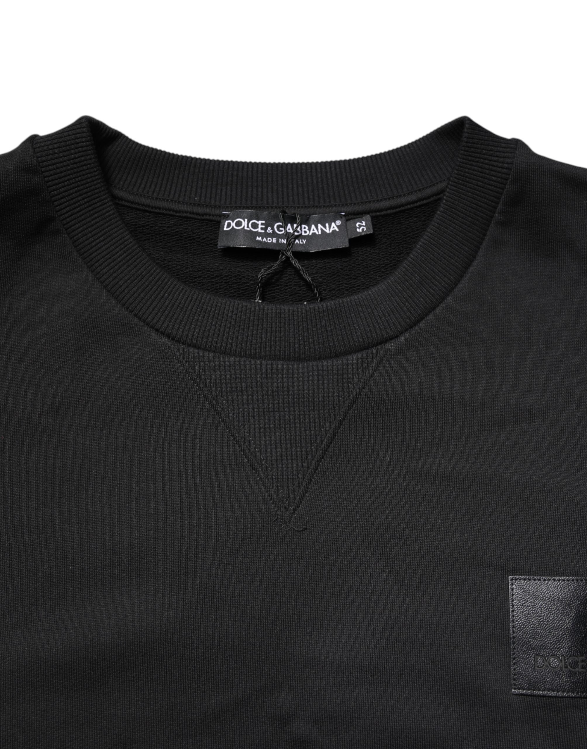 Dolce & Gabbana Black DG Logo Crew Neck Sweatshirt Sweater