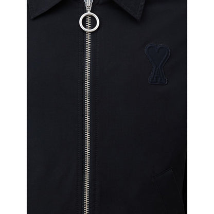 Ami Paris Black Polyester Jacket