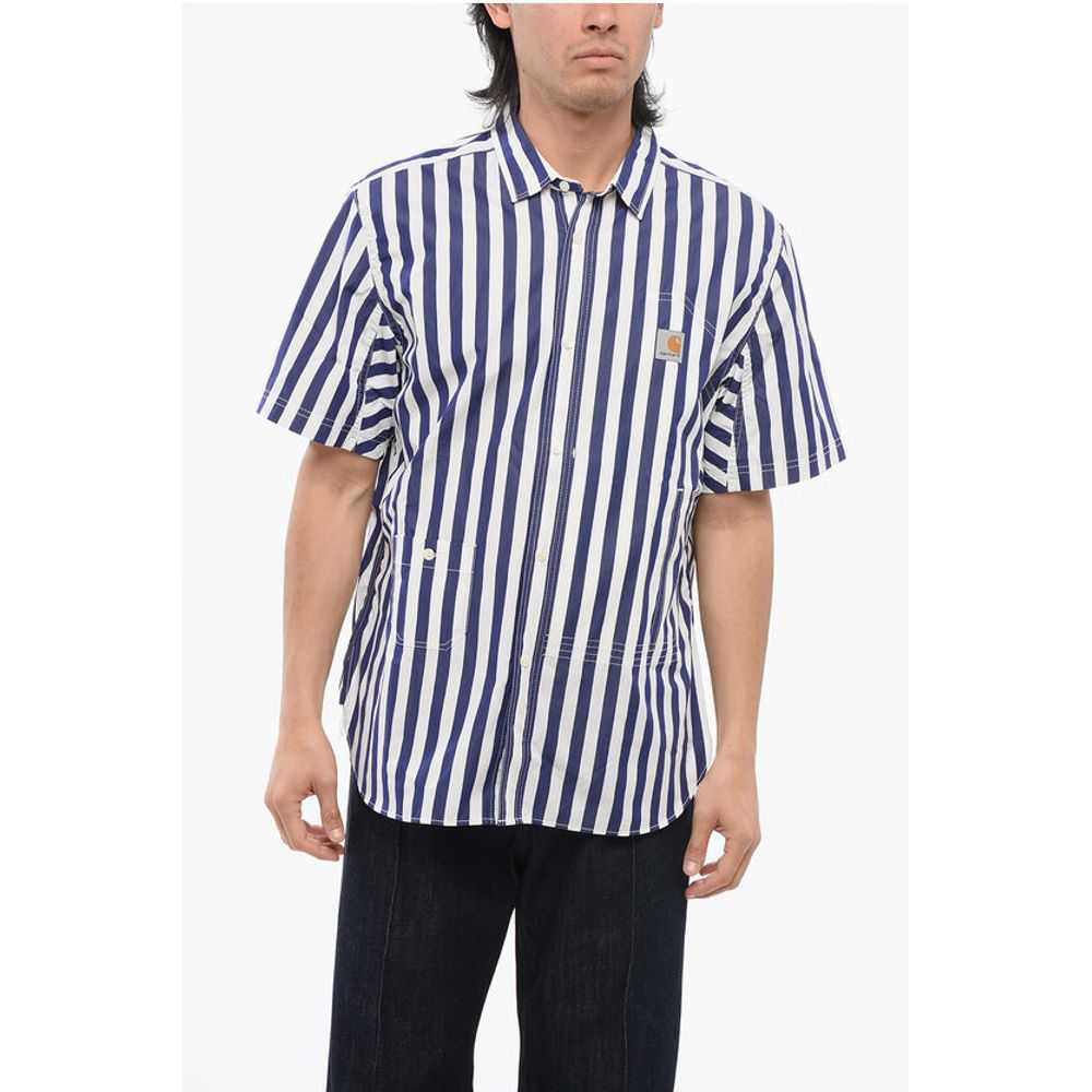Junya Watanabe JW X CARHARTT Awning Striped Cotton Shirt