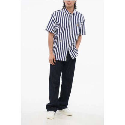 Junya Watanabe JW X CARHARTT Awning Striped Cotton Shirt