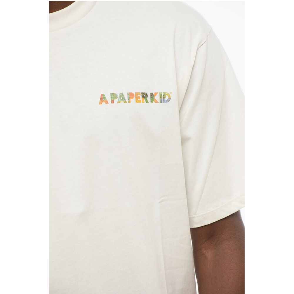 A Paper Kid Back Printed Crew-neck T-Shirt