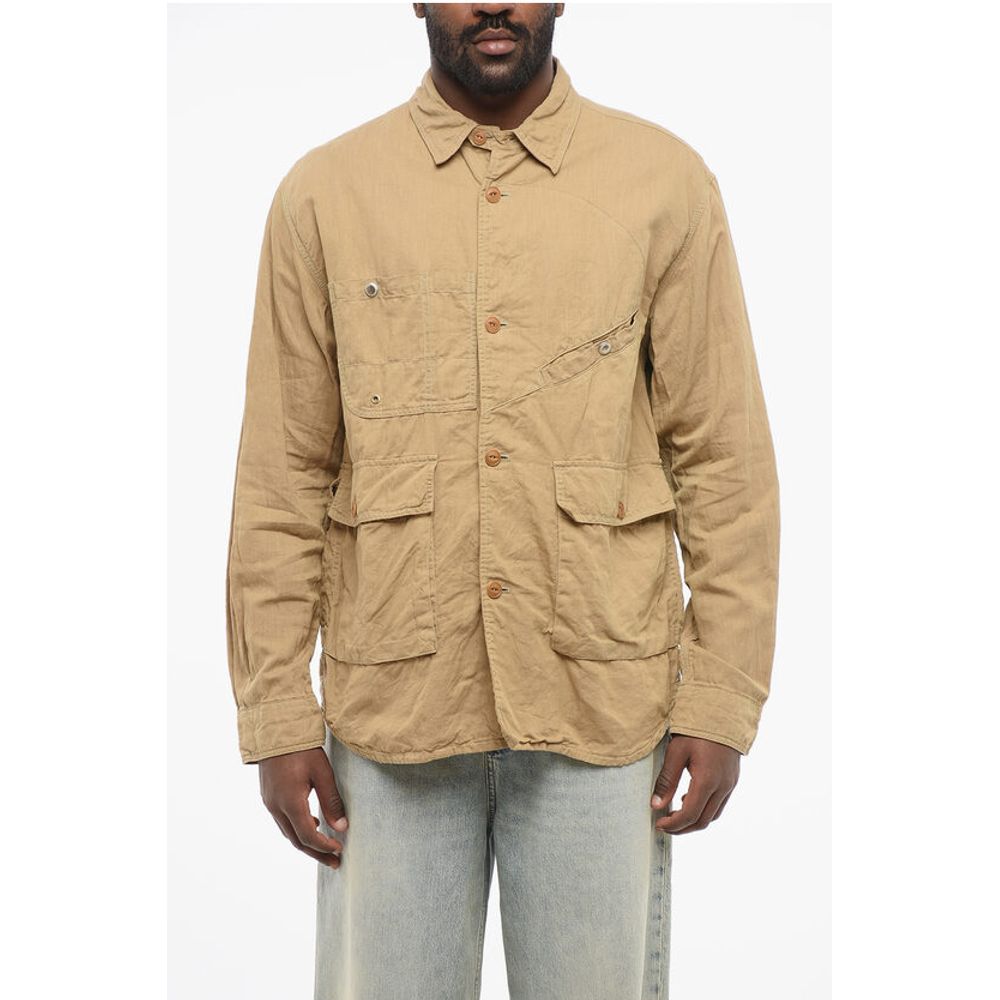 Junya Watanabe Linen Blend Multipocketed Overshirt