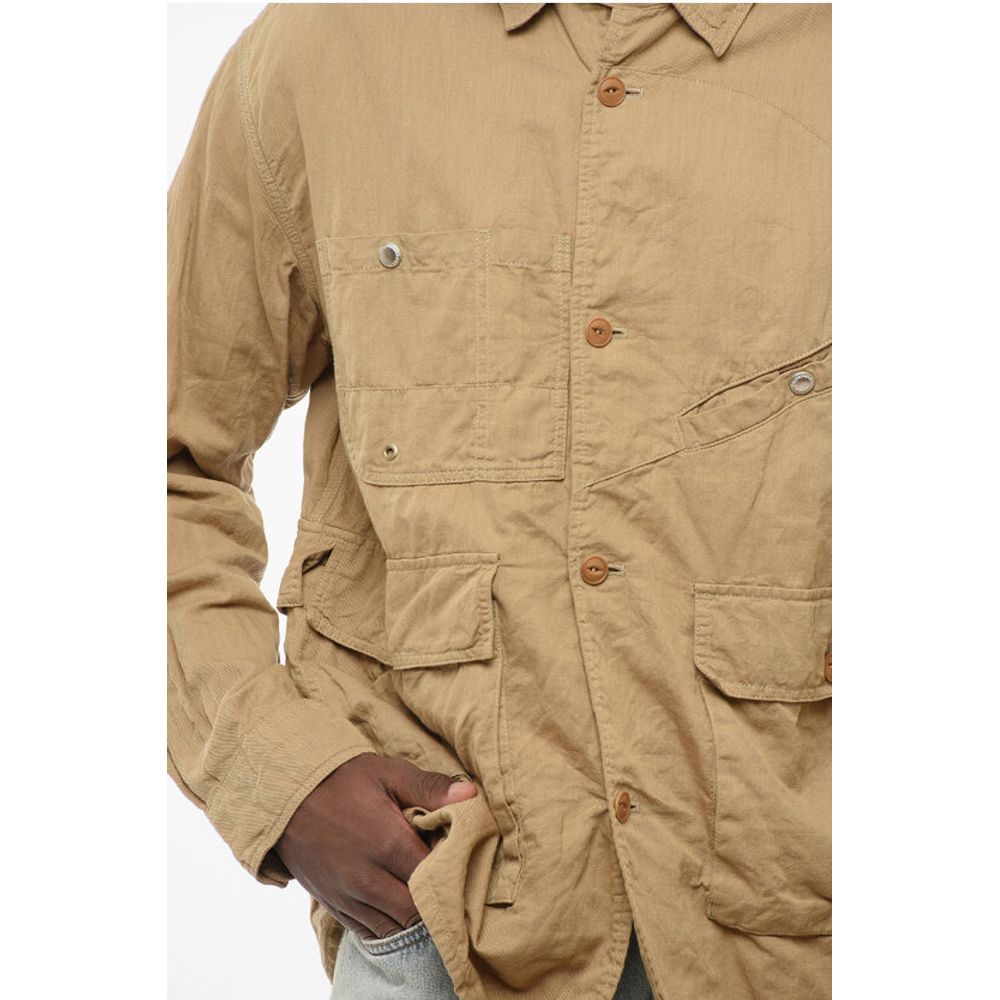 Junya Watanabe Linen Blend Multipocketed Overshirt