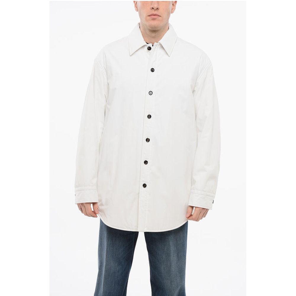 Bottega Veneta Cotton Quilted Overshirt with Flush Pockets