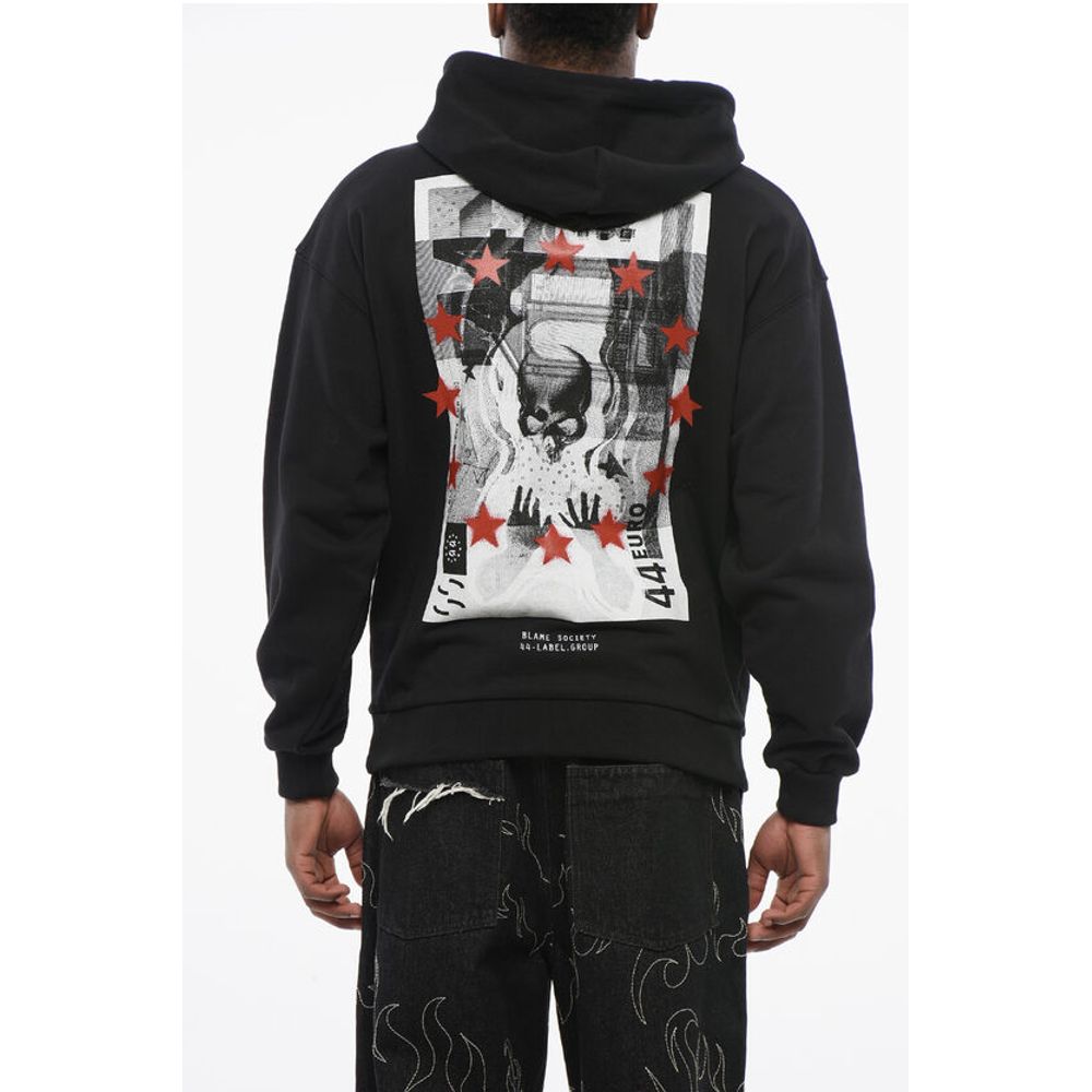 44 Label Group Printed Brushed Cotton BLAME SOCIETY Sweatshirt