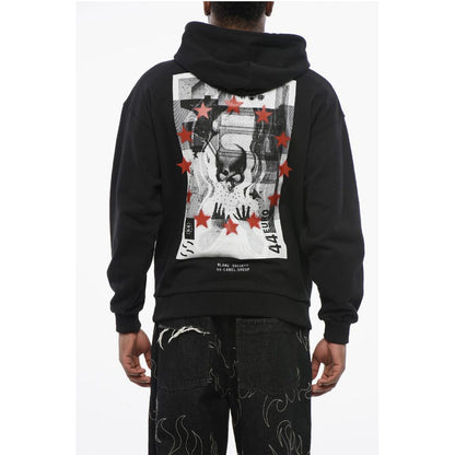 44 Label Group Printed Brushed Cotton BLAME SOCIETY Sweatshirt