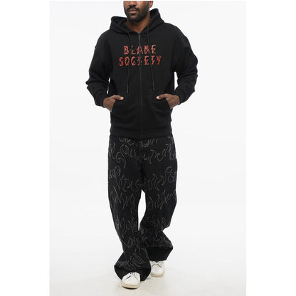 44 Label Group Printed Brushed Cotton BLAME SOCIETY Sweatshirt