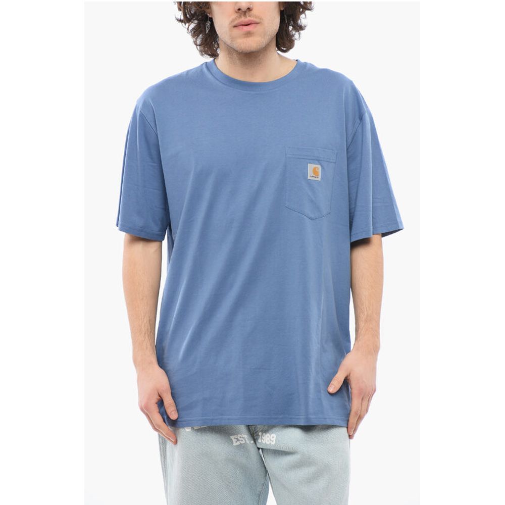 Carhartt Wip Cotton Crew-neck T-shirt with Breast Pocket