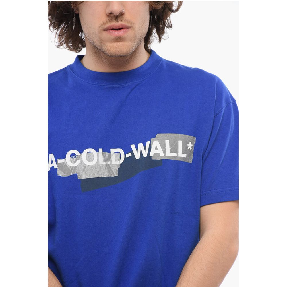 A Cold Wall Cotton Crew-neck T-shirt with Contrast Logo