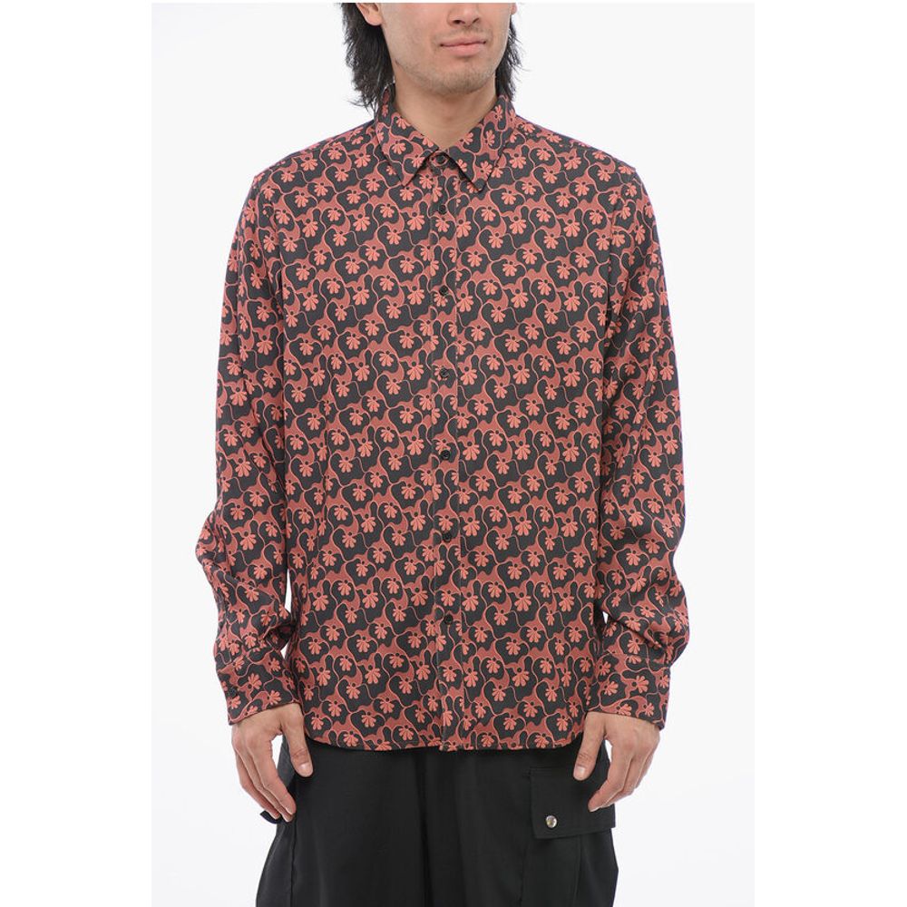 Viktor & Rolf Spread Collar Floral Patterned Shirt