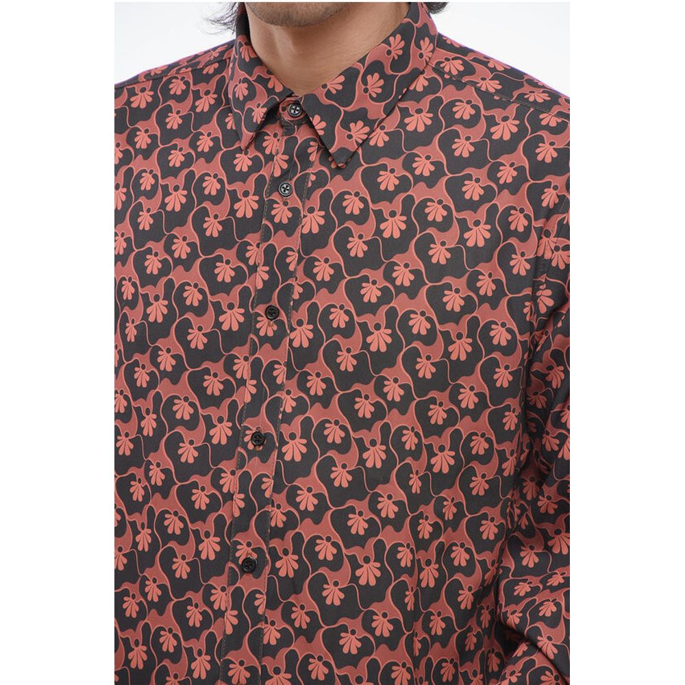 Viktor & Rolf Spread Collar Floral Patterned Shirt