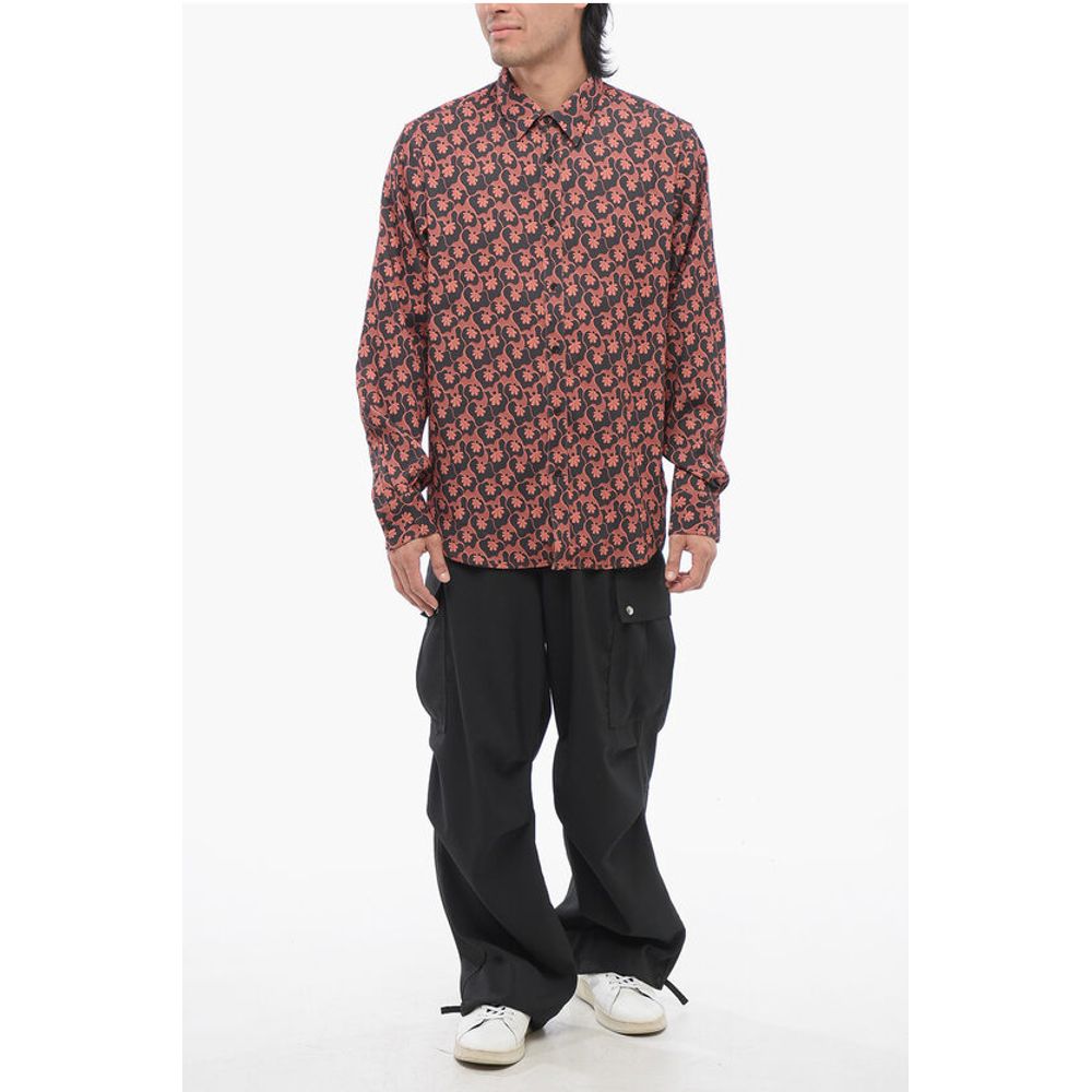 Viktor & Rolf Spread Collar Floral Patterned Shirt