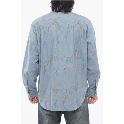 Viktor & Rolf Printed Twill Cotton Shirt with Breast-pocket