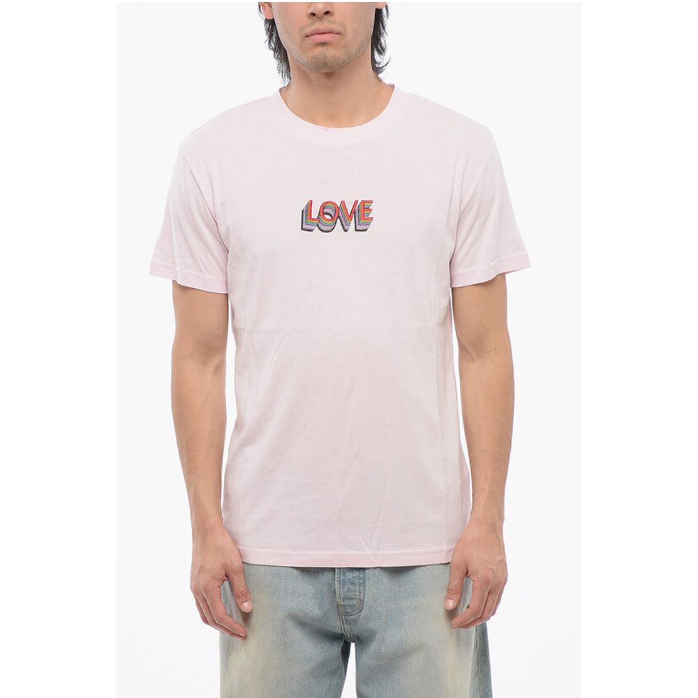 Viktor & Rolf Crew Neck LOVE T-Shirt with Embroidery