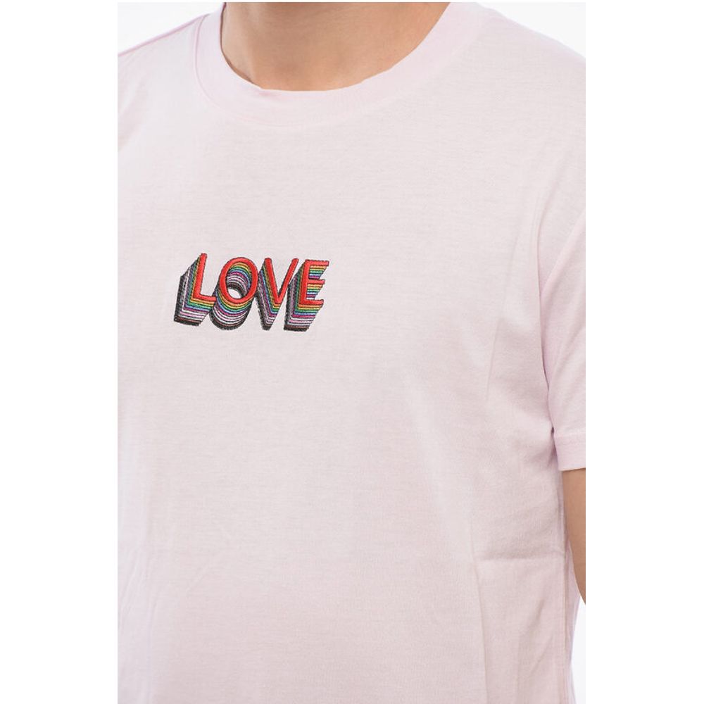 Viktor & Rolf Crew Neck LOVE T-Shirt with Embroidery