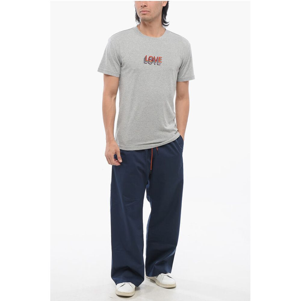 Viktor & Rolf Crew Neck LOVE T-Shirt with Embroidery