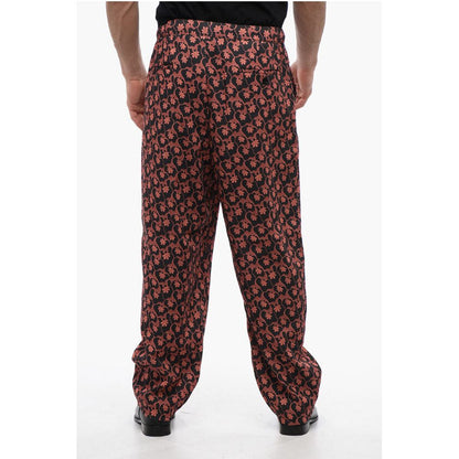 Viktor & Rolf Floral Patterned Pajama Pants with Drawstring