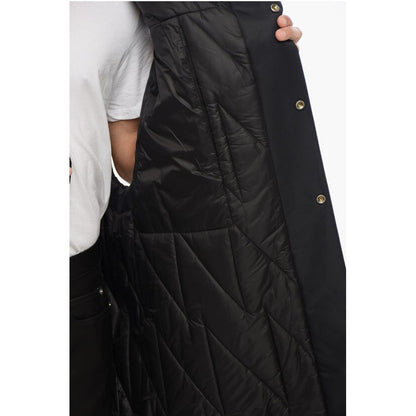Rick Owens LUXOR Padded Long Vest with Hood