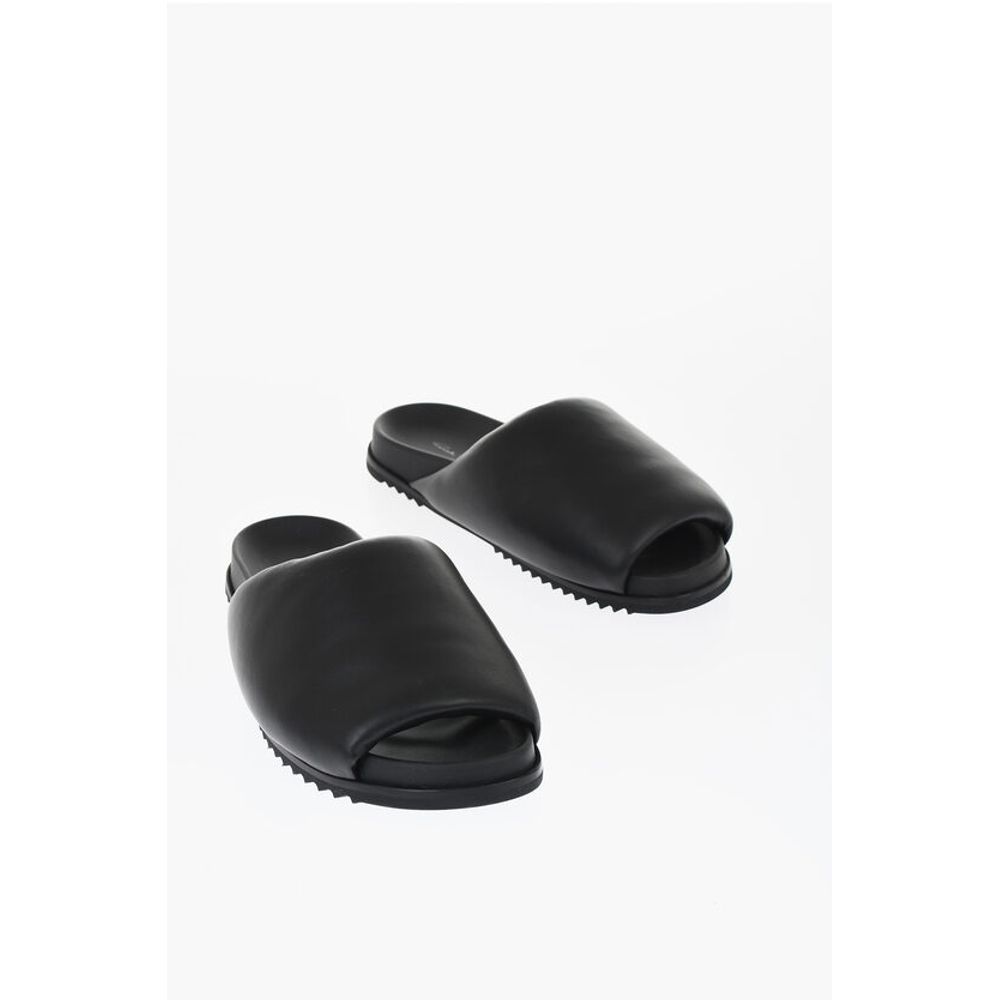 Rick Owens Leather Padded Slides
