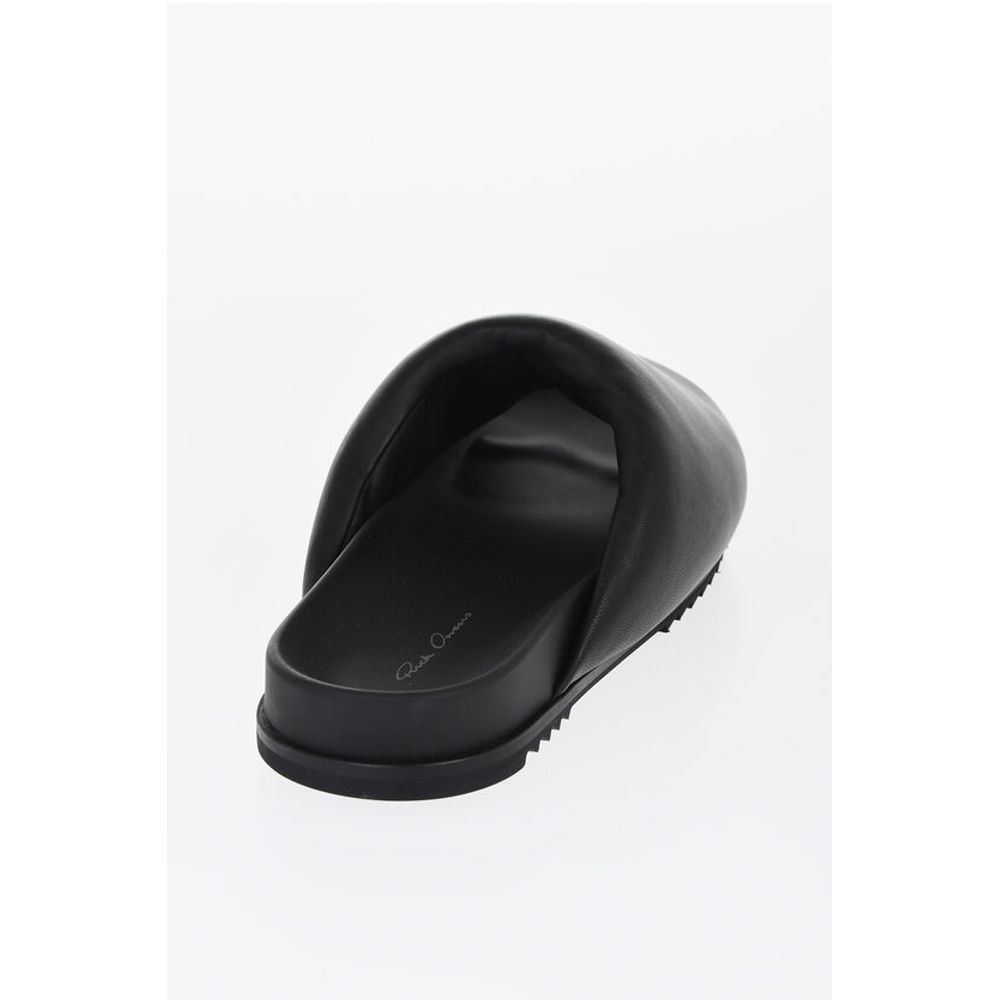 Rick Owens Leather Padded Slides