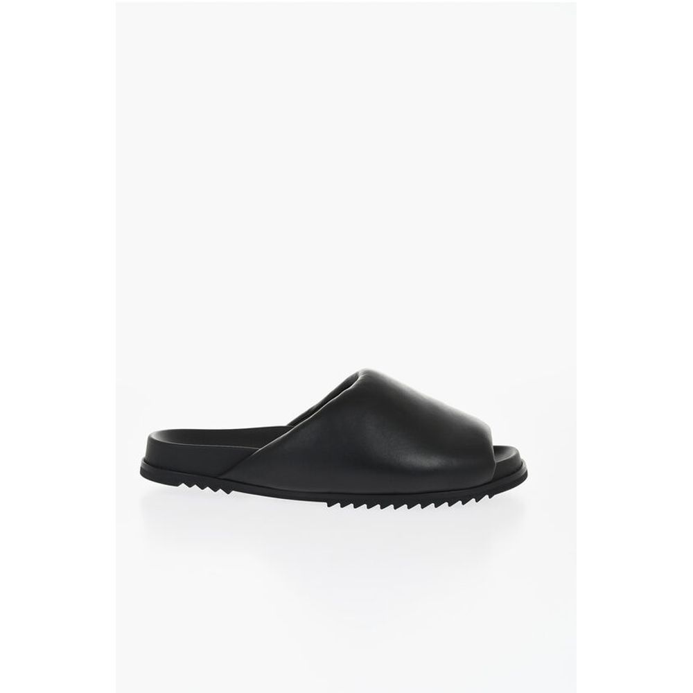 Rick Owens Leather Padded Slides
