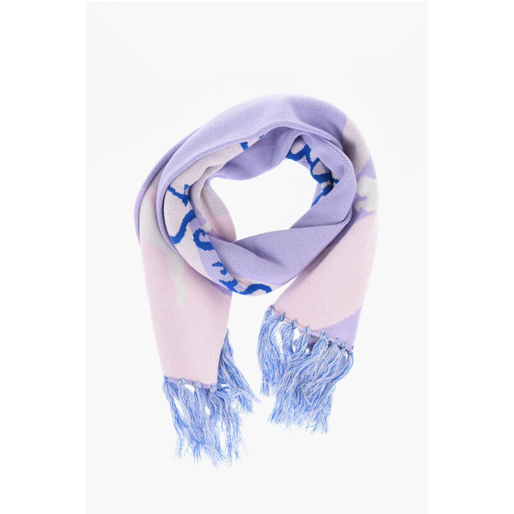 Puma KIDSUPER Wool Blend Scarf with Fringes