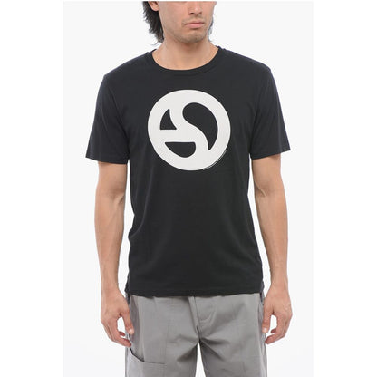 Acne Studios Cotton Crew-Neck T-shirt with Contrast Print
