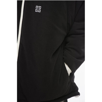 Givenchy Zip-up Padded Parka Jacket with Embroidered Logo