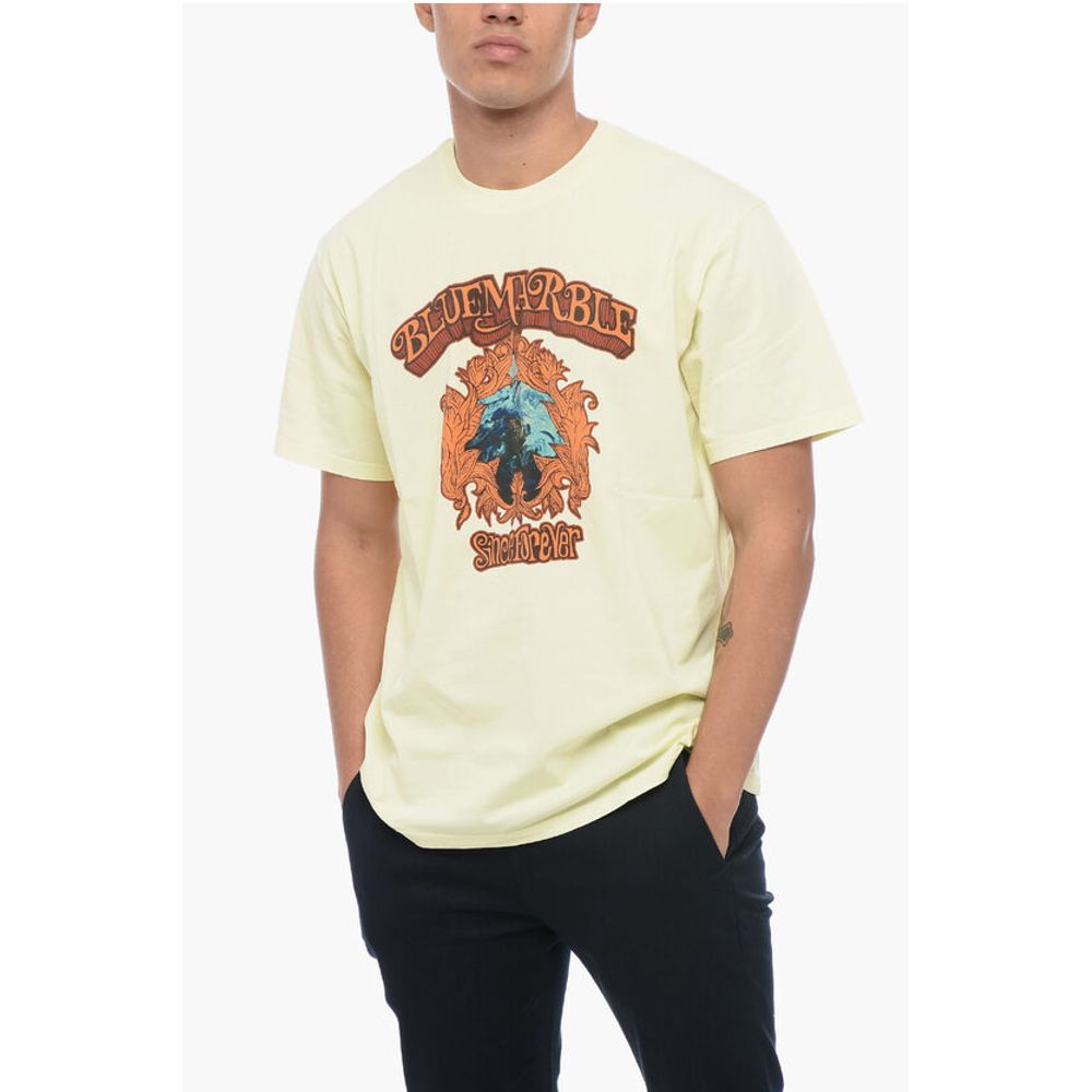 Bluemarble Printed Crew-neck T-Shirt