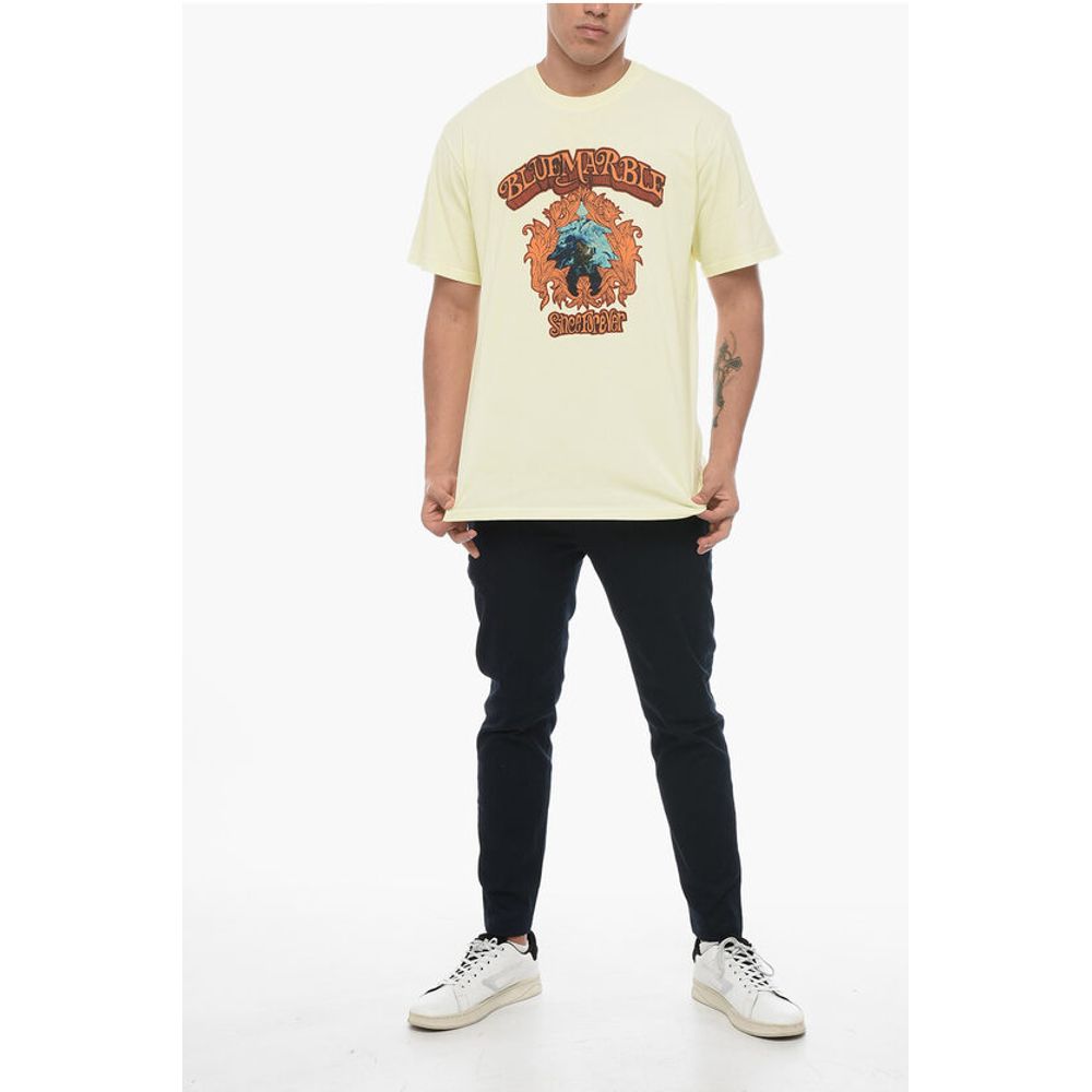 Bluemarble Printed Crew-neck T-Shirt