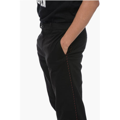 Moncler Cotton Chinos Pants with Side Lanyard
