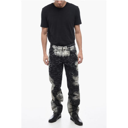 Givenchy Distressed Cotton Half-coated Lived-in Denims 17cm