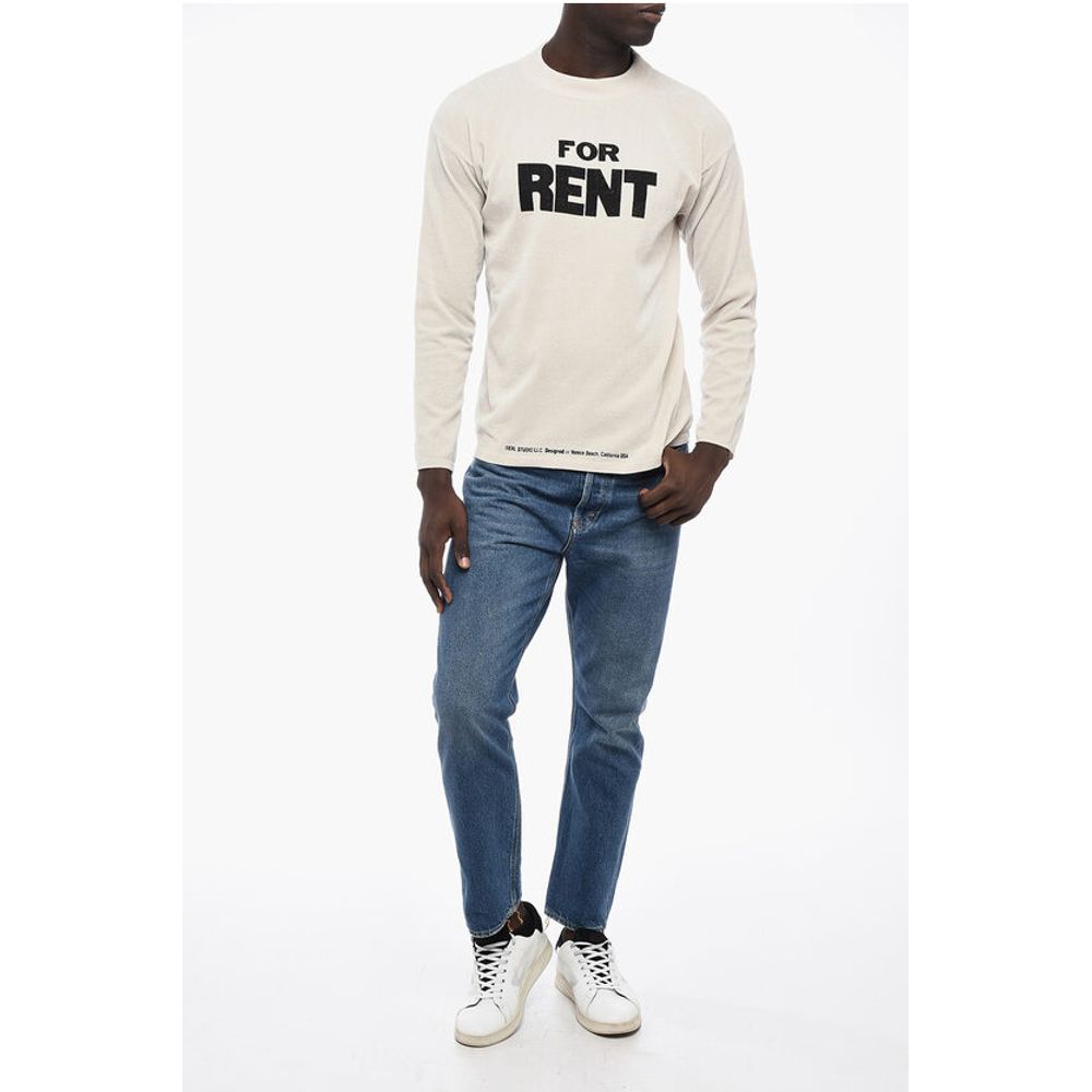 ERL Chenille Crew-neck Sweater with Ribbed Edge