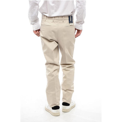 Santaniello Cotton CLARK Double Pleat Pants