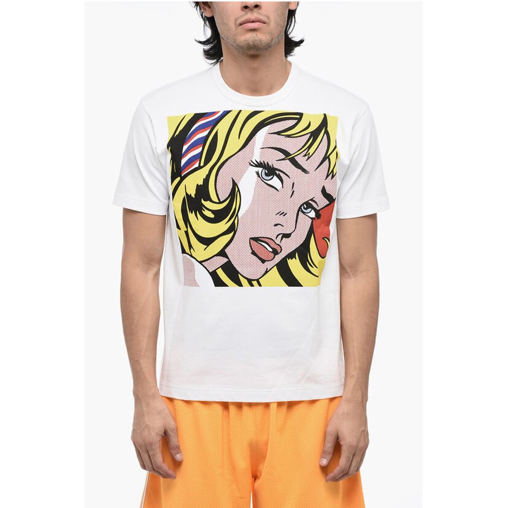 Junya Watanabe Crewneck T-Shirt with Pop Art Print