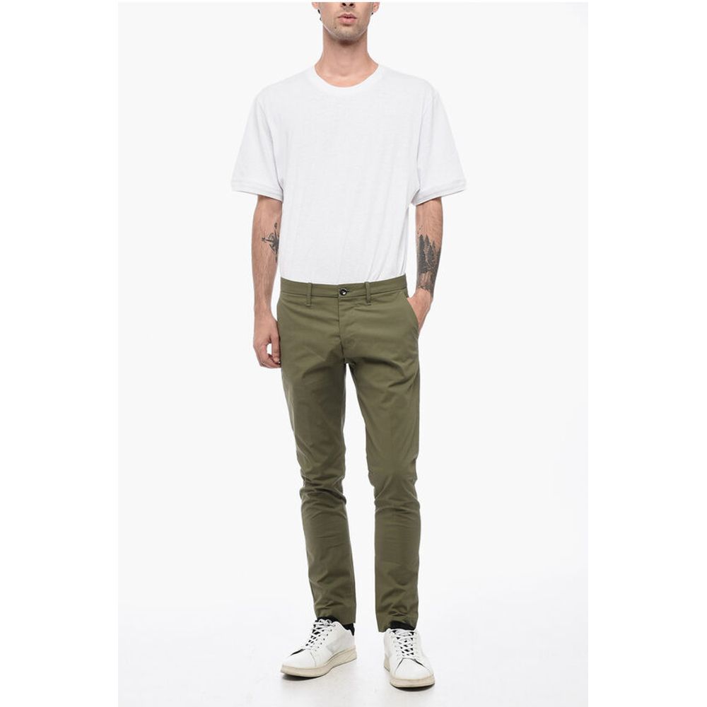 Nine In The Morning Chino Pants with Logo Patch