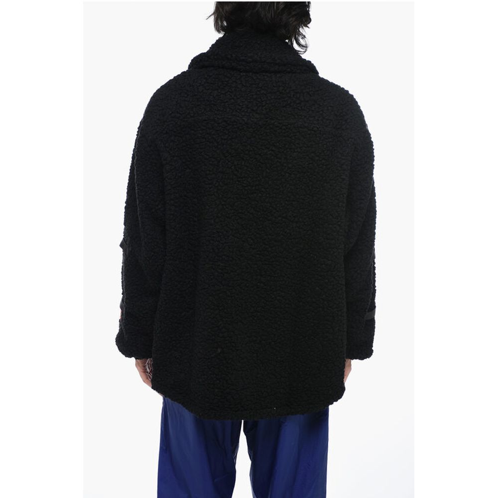 Heron Preston Logoed POLAR FLEECE Jacket with Buckle Detailing