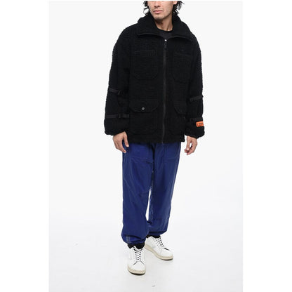Heron Preston Logoed POLAR FLEECE Jacket with Buckle Detailing