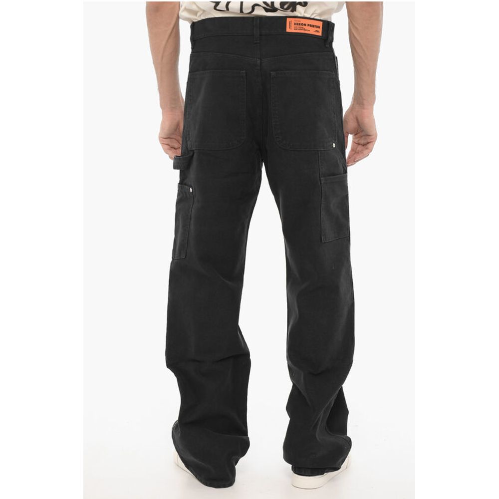 Heron Preston Solid Color CARPENTER 5 Pockets Pants