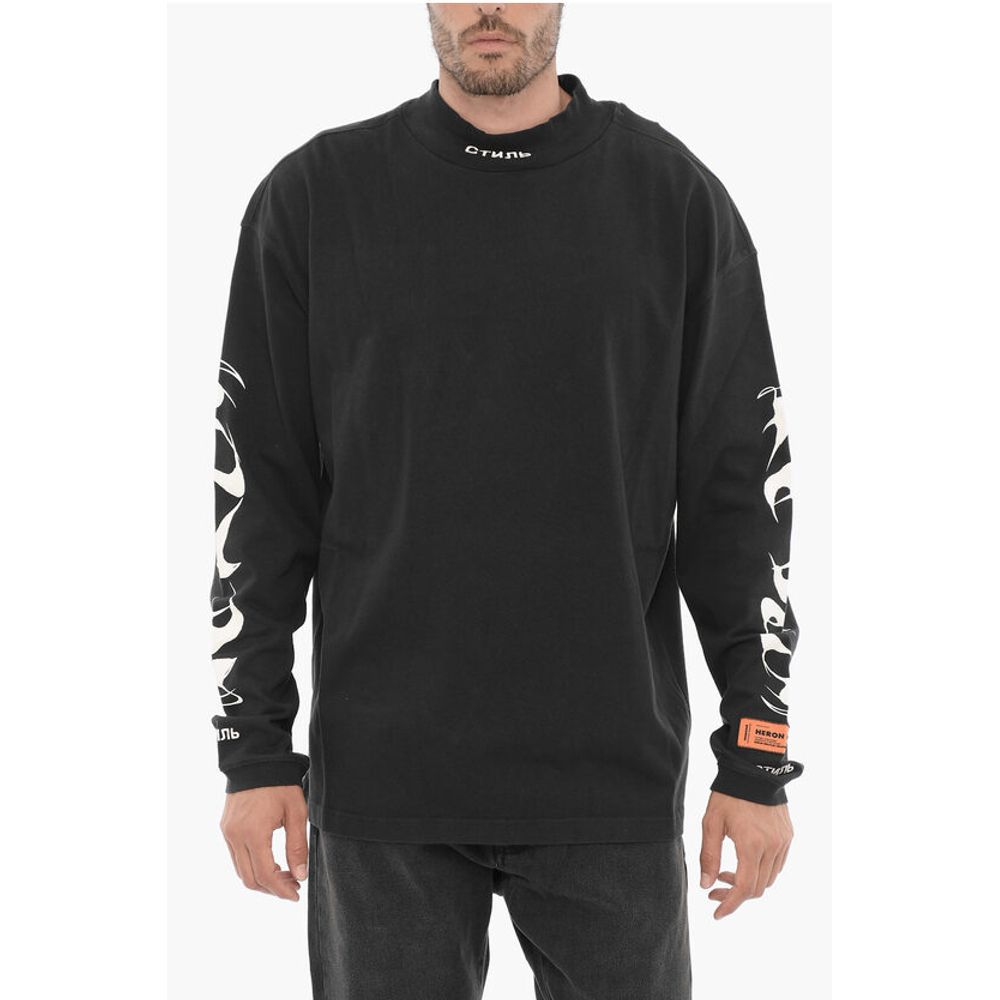 Heron Preston Long Sleeved Turtle-neck T-Shirt